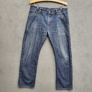 Gap 1969 Jeans Mens‎ Standard 33x30 Blue Straight Denim Medium Wash